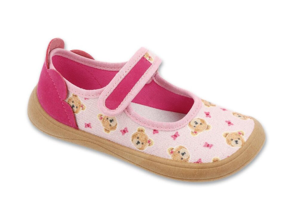 Dívčí balerínky BEFADO BAREFOOT 143X002 - medvídci