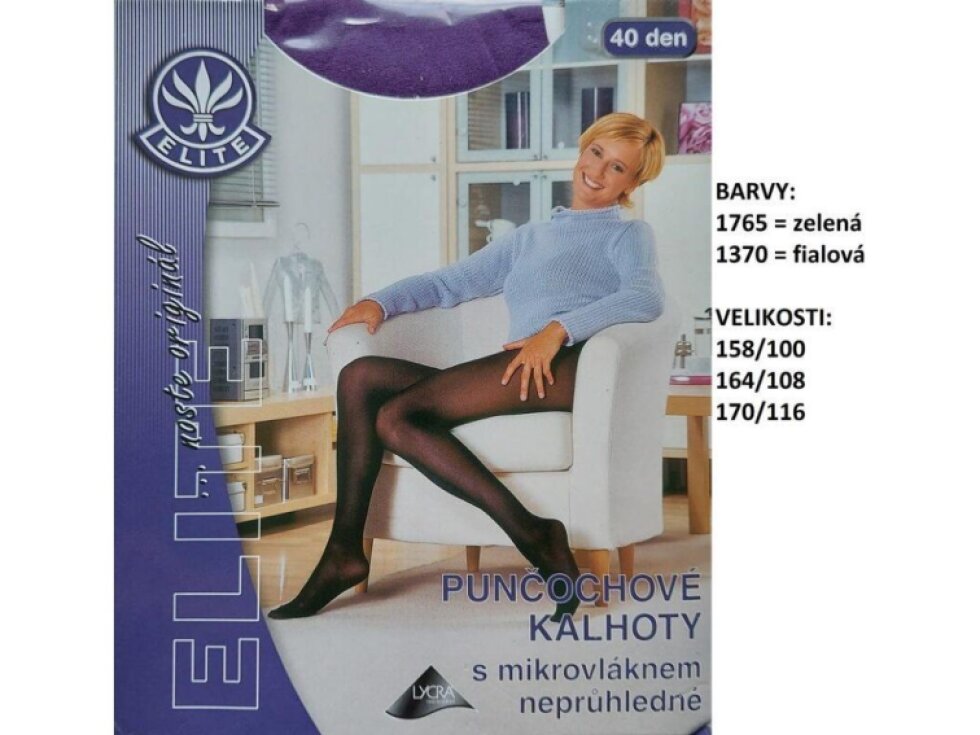 Dámské punčochové kalhoty ELITE VILMA | zelená