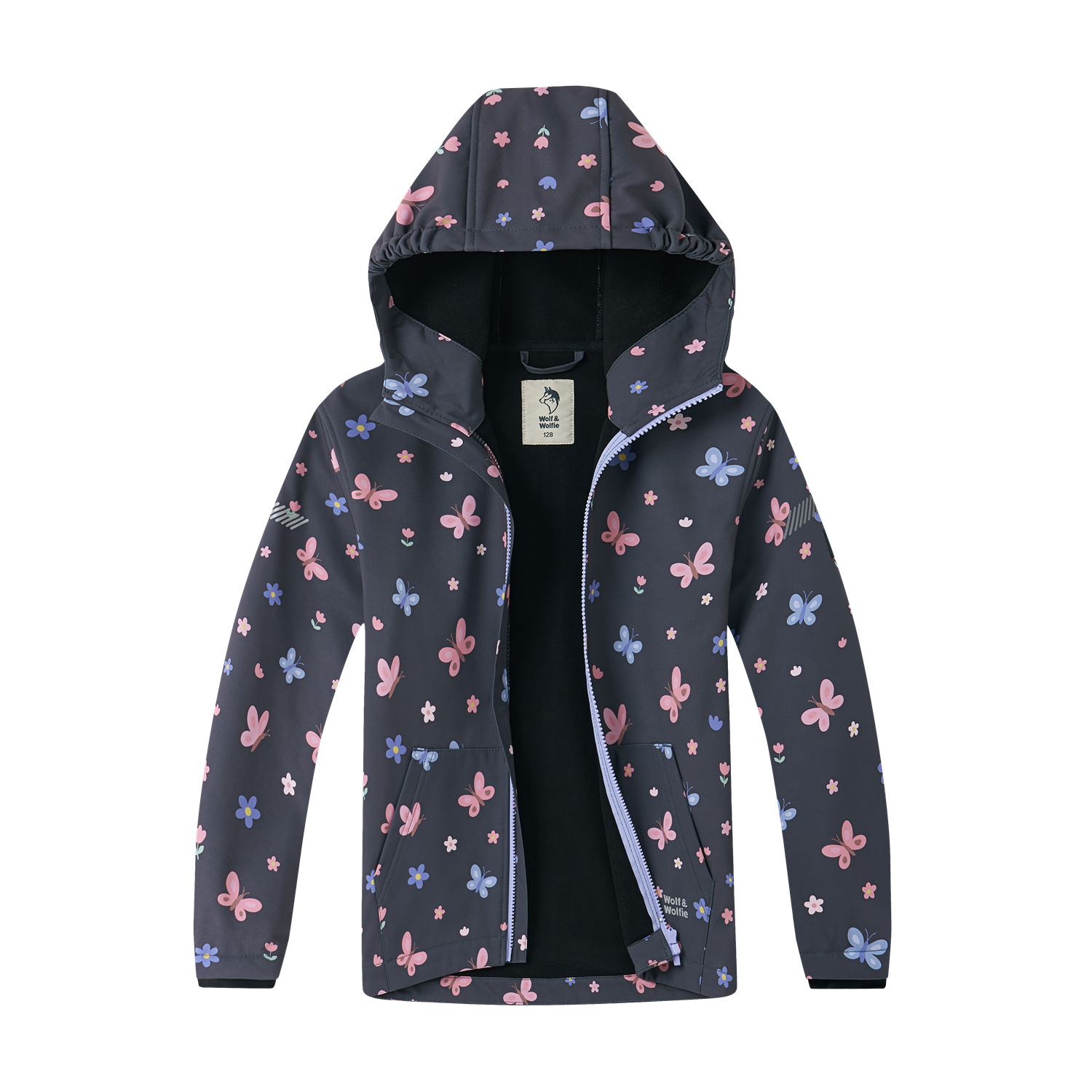 Dívčí softshellová zateplená bunda Wolf & Wolfie B2663