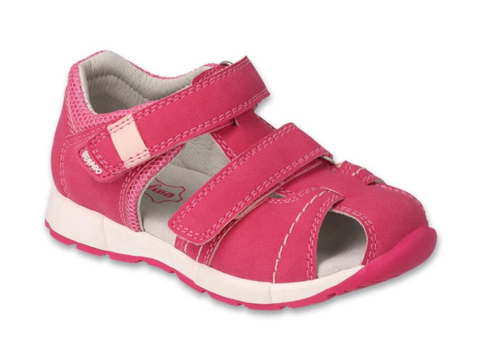 Dívčí sandálky Befado STANDARD 170P074 růžové s antialergickou podšívkou