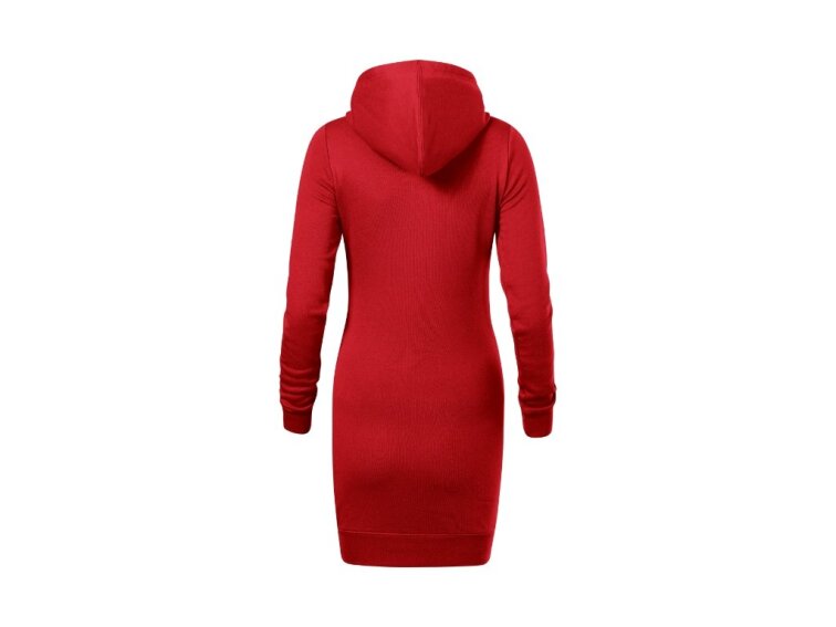 Dámské mikinové šaty Snap červená