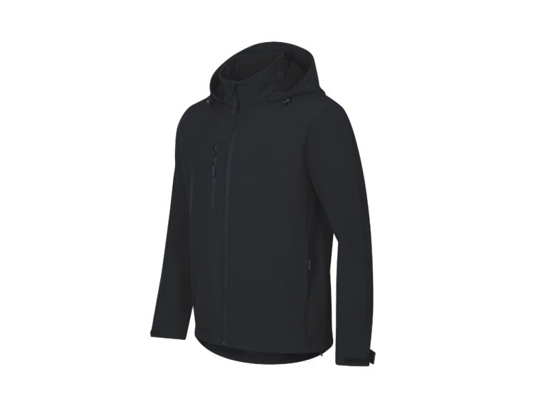 Pánská softshellová bunda Trail ebony gray