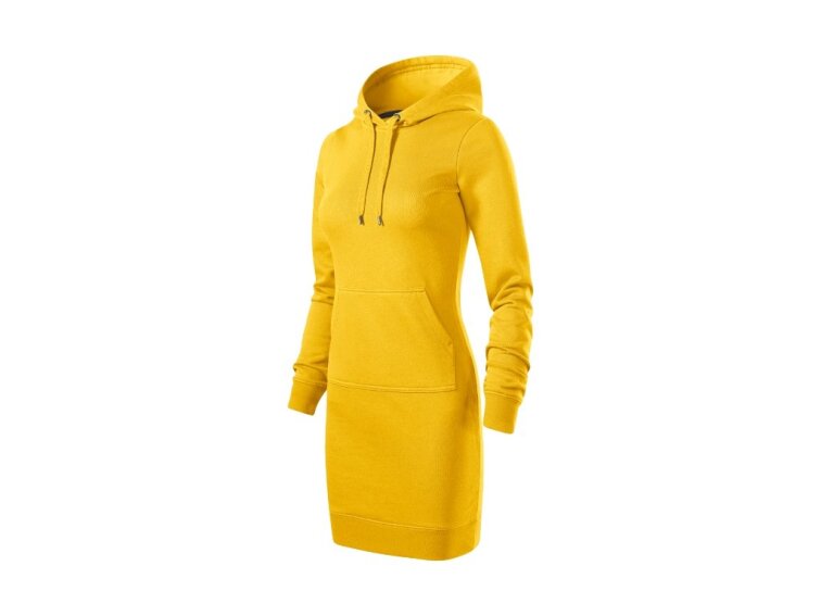 Dámské mikinové šaty Snap žlutá