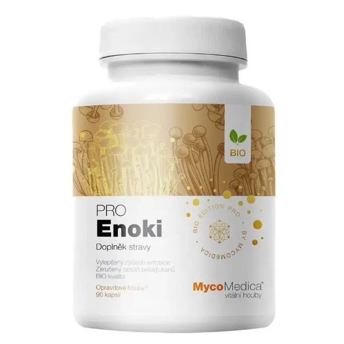 MycoMedica Enoki PRO 90 kapslí
