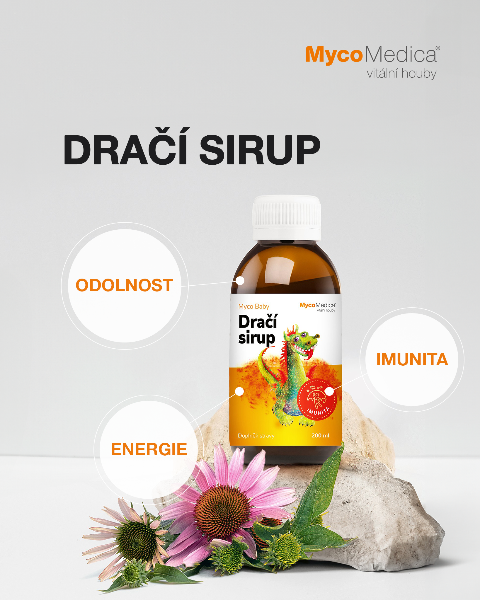 MycoMedica MycoBaby dračí sirup 200 ml