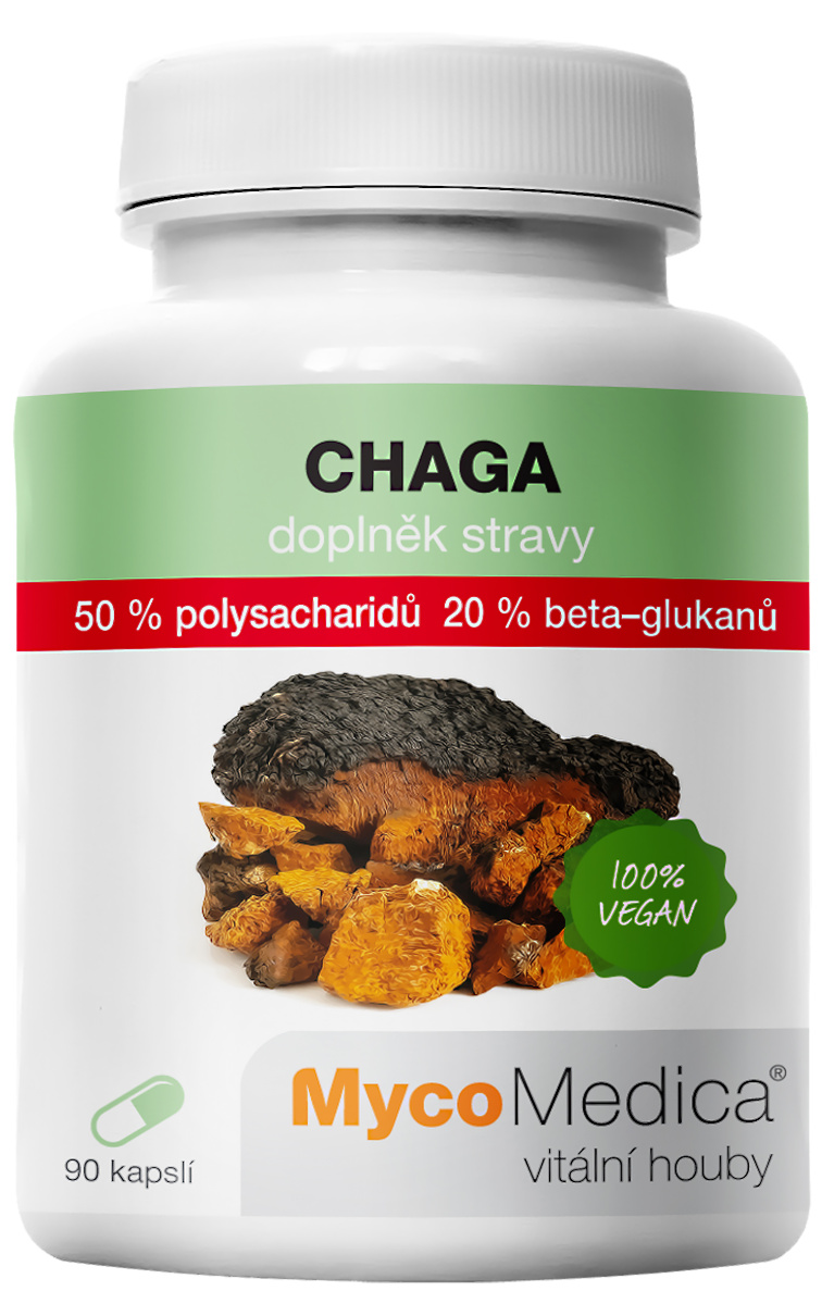 MycoMedica Chaga 50 % 90 kapslí