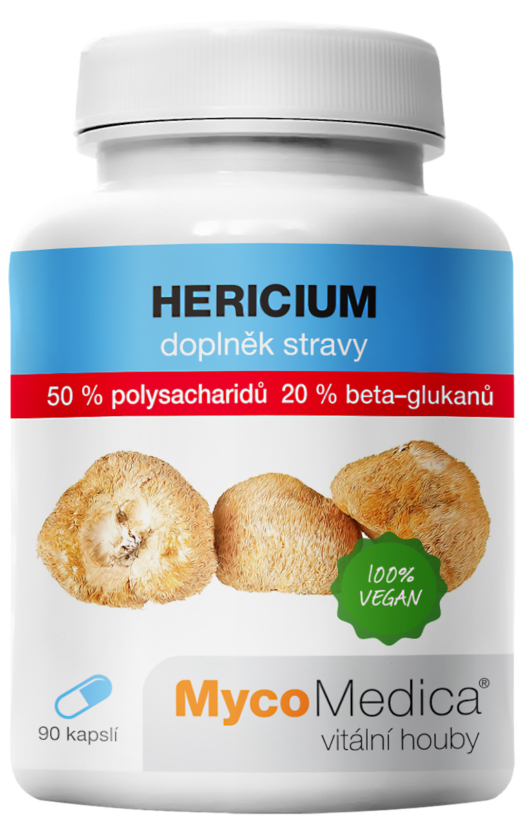 MycoMedica Hericium 50 % 90 kapslí
