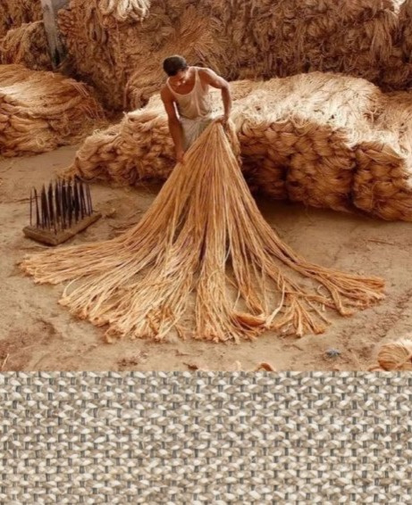 Jutový koberec Madera