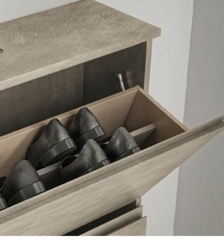 Botník Minima pro 32 nebo 48 párů bot, výška 103,8 cm