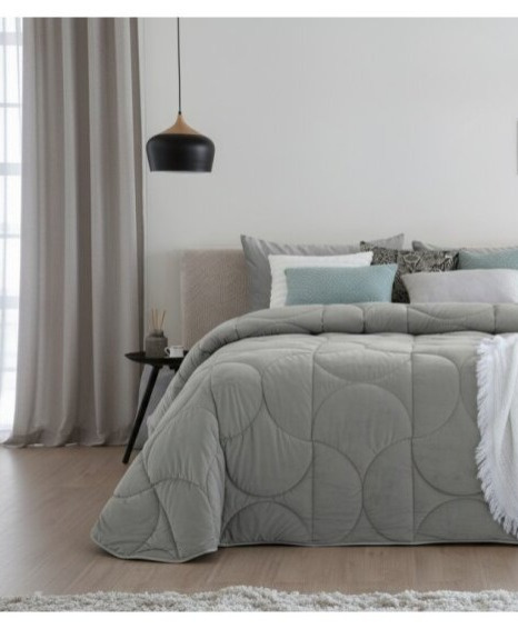 Přehoz na postel Arni Grey, šedý, 250x270 cm