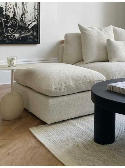 Vlněný koberec Asko Off-white, 100% vlna