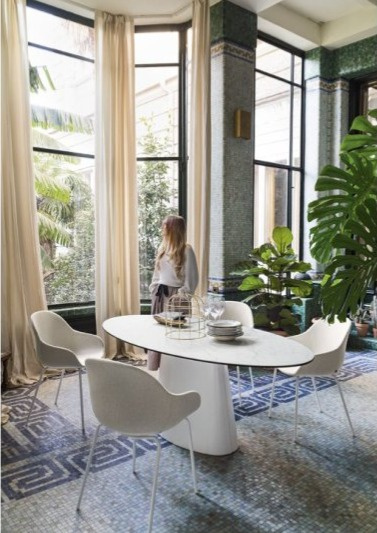 Oválný stůl Ellisse, 200x100 cm, CB4858-FE 200