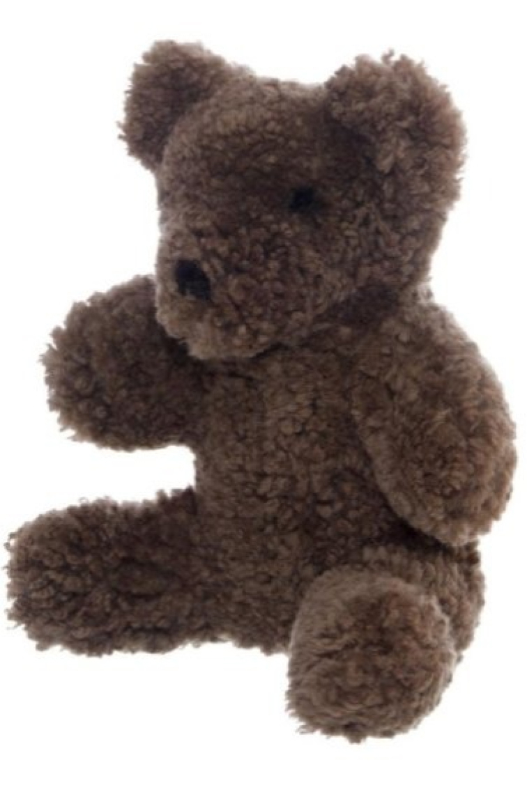 Kožešinový medvídek Teddy, kudrnatá kožešina Curly Sahara