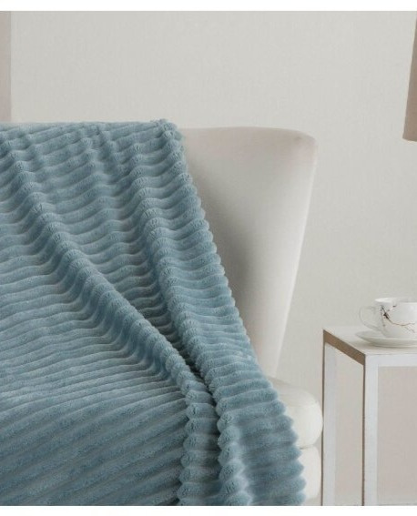 Pléd Montana Azul, nebesky modrý, 150x200 cm