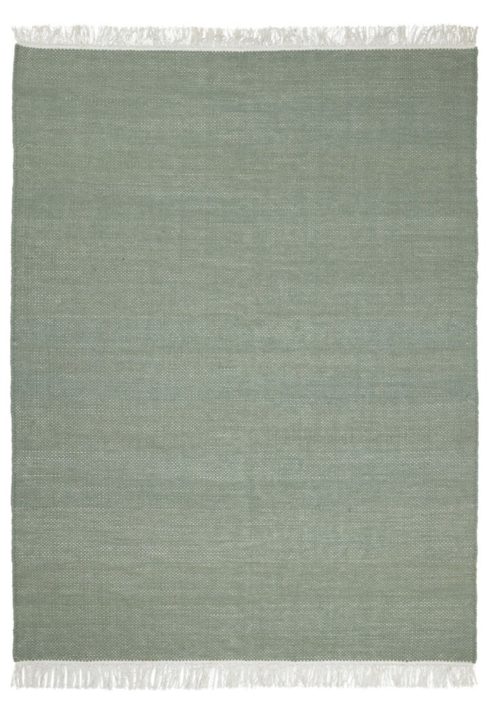 Vlněný koberec Birla Green, zelenkavý