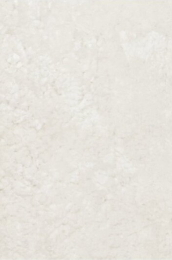 Kožešina na židli Curly White, bílá, Ø34 cm