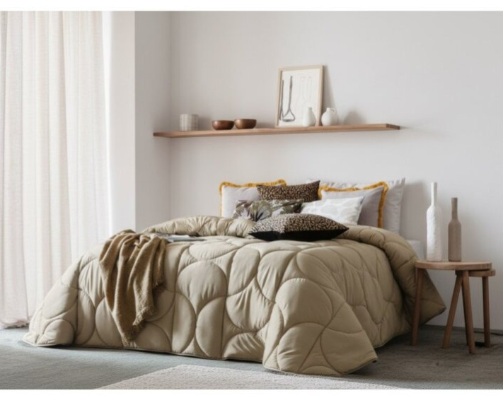 Přehoz na postel Arni Arena, béžový, 250x270 cm