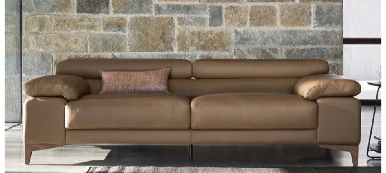 Pohodlná pohovka Paris, 180 cm, kůže, látka