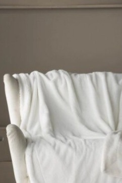 Pléd Tirol White, bílá, 130x170 cm