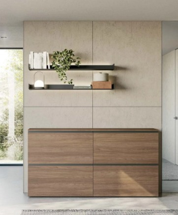 Botník Minima pro 32 nebo 48 párů bot, výška 103,8 cm