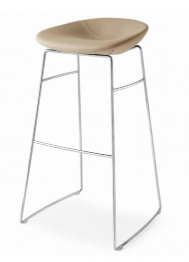 Barová židle Palm, kov, variabilní potah, v.67 cm, CS1822-MTO