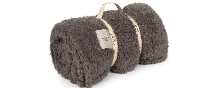 Plyšový pléd Tedy Grey, šedý, 120x180 cm