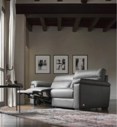 Polohovací pohovka William, 218 cm, elektrické ovládání