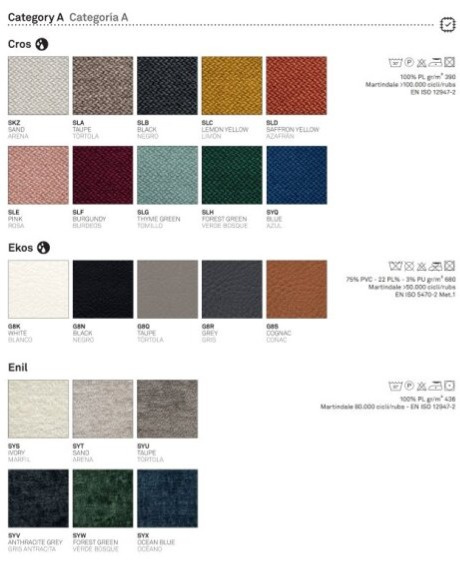 Vysoká židle Tuka Mid, variabilní potah, CB2183-MTO