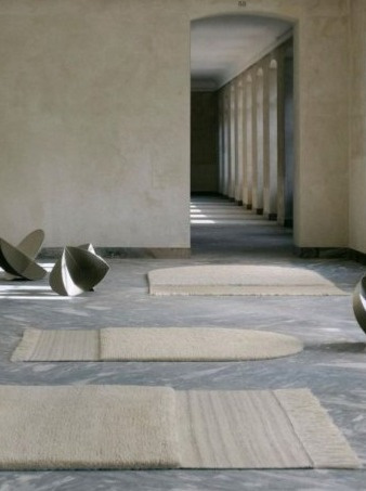 Vlněný koberec Eternal Eye Natural, přírodní