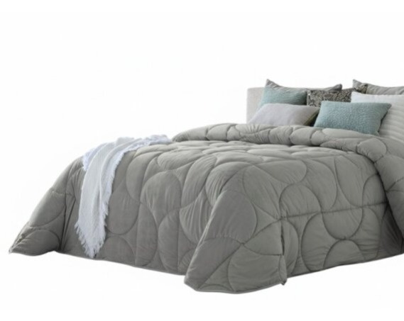 Přehoz na postel Arni Grey, šedý, 250x270 cm