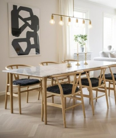 Kožešina na židli Curly Dark Grey, antracitová, Ø34 cm