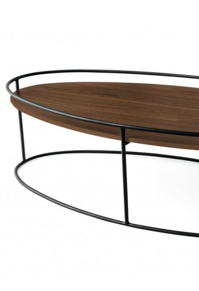 Oválný stolek Atollo Wood, 112,5x52,5 cm, CS5098-G