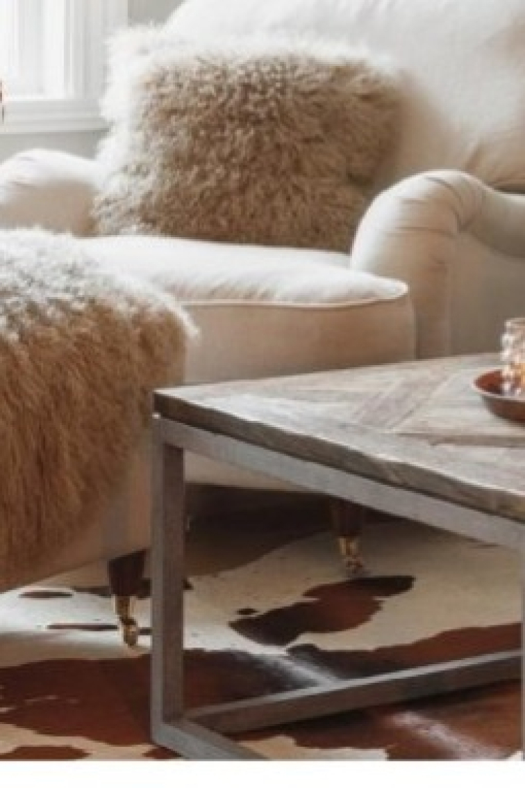 Kožešinový polštář Taupe, tibetská kožešina, 40x40 cm