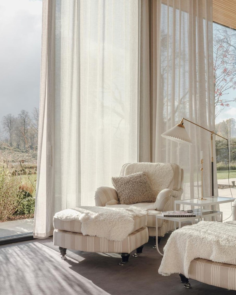 Polštář tibetská kožešina Shansi, béžová Degradé, 40x40 cm