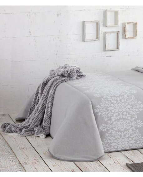 Pléd Cube Grey, šedý, 130x160 cm