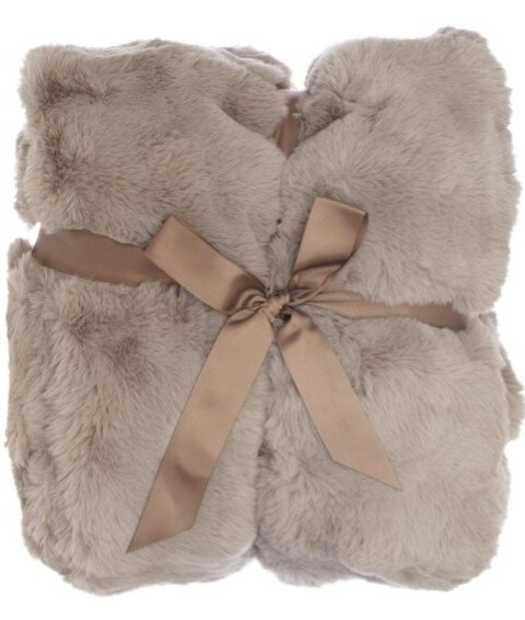 Elegantní přehoz Misty Taupe, 140x220 cm