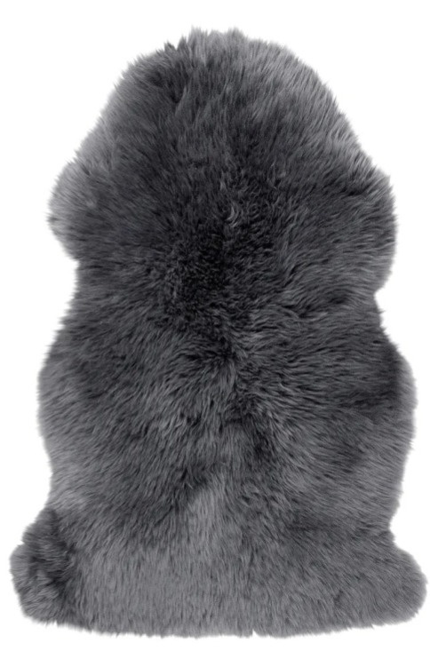 Dlouhosrstá australská kožešina Gently, grafit, 95-100 cm