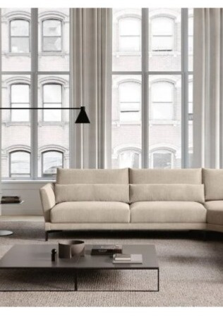 Modulární pohovka Elton, 234 cm, snímatelný potah