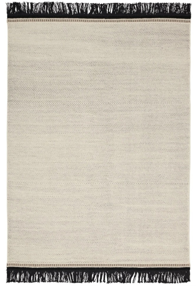 Vlněný koberec Fenja White