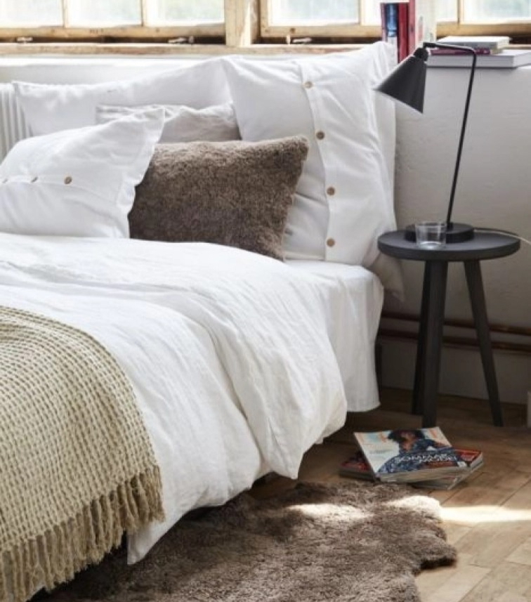 Polštář australská kožešina Curly, šedo-hnědá, 60x40 cm