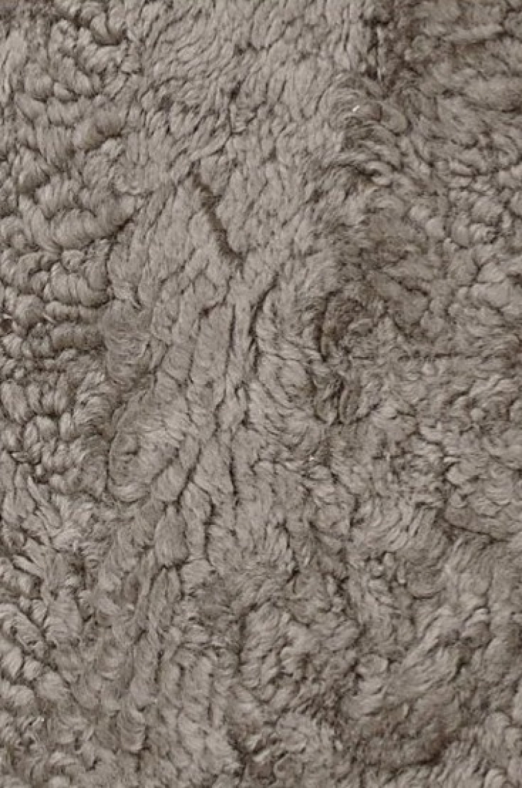 Kožešina na židli Curly Lt.Brown, světle hnědá, O34 cm