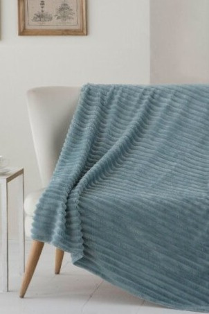 Pléd Montana Azul, nebesky modrý, 150x200 cm