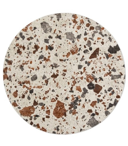 Kulatý koberec Terrazzo, O240 cm