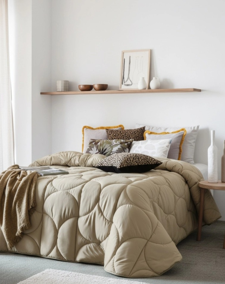 Přehoz na postel Arni Arena, béžový, 250x270 cm