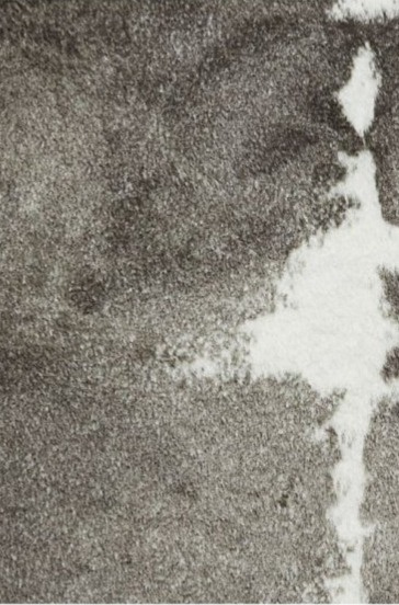 Umělá hovězí kůže Rosa, šedo-bílá, 152x213 cm