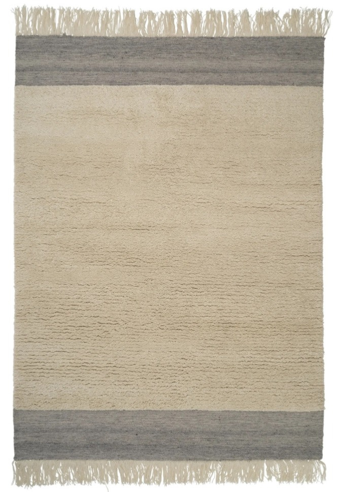 Vlněný koberec Humble Act Ivory, slonová kost