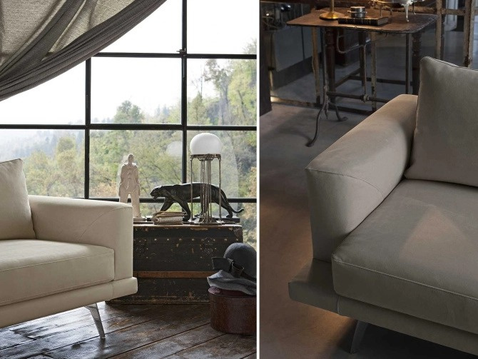 Minimalistická pohovka Philip, 228 cm, snímatelný potah