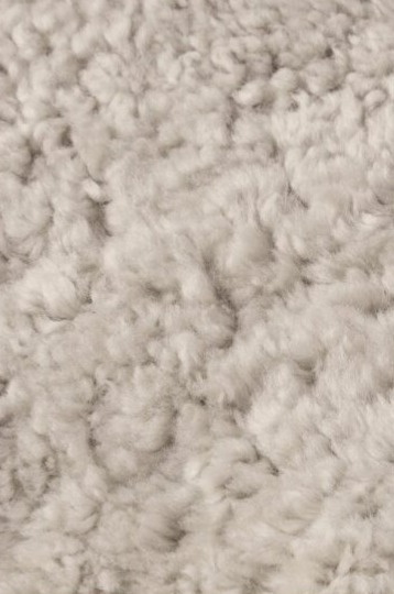 Kožešina na židli Curly Sand, O34 cm