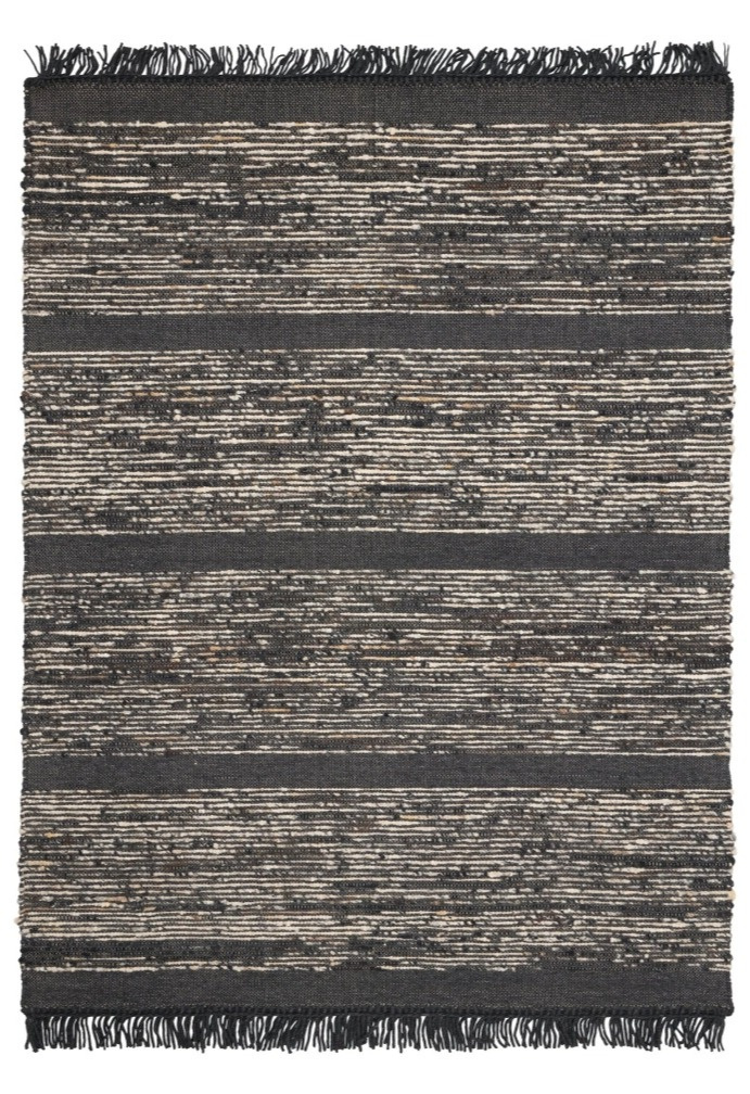 Vlněný koberec Gorm Charcoal, uhlově šedý