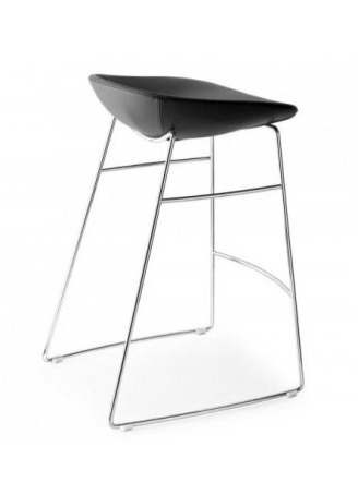 Barová židle Palm, kov, umělá kůže, v.67 cm, CS1822-SK